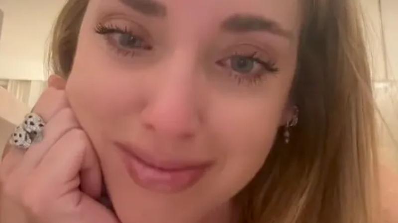 Chiara Ferragni in lacrime su tiktok