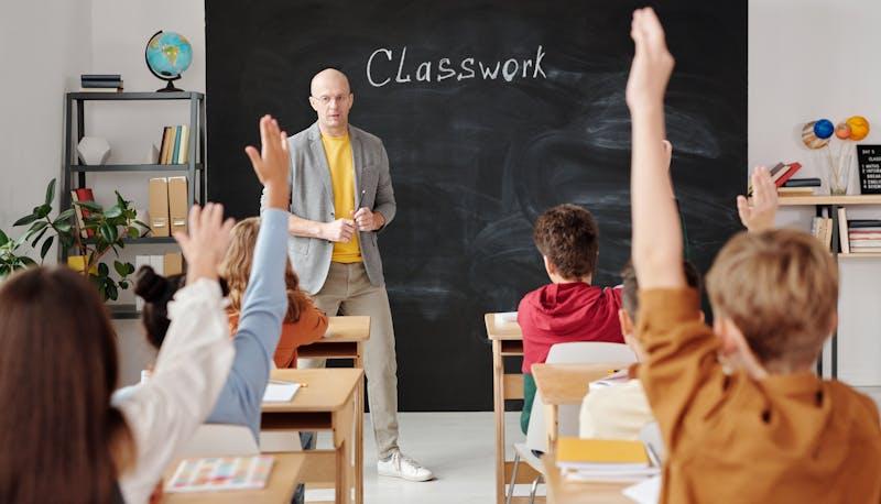 aula di scuola per l'anno scolastico 2024 2025