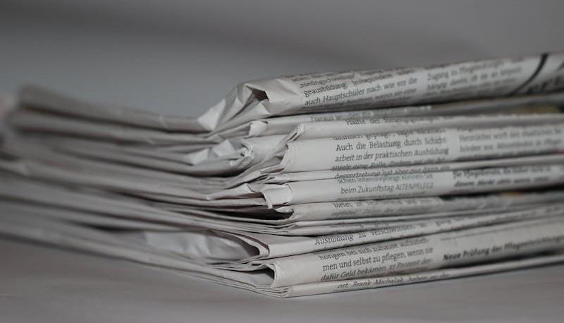 Giornali, simbolo della libertà di stampa