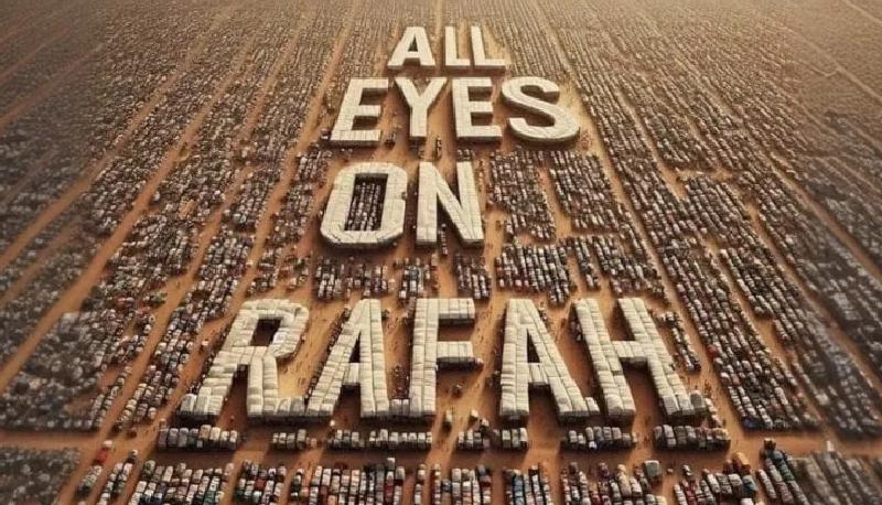 all eyes on rafah cosa vuol dire frase sui social