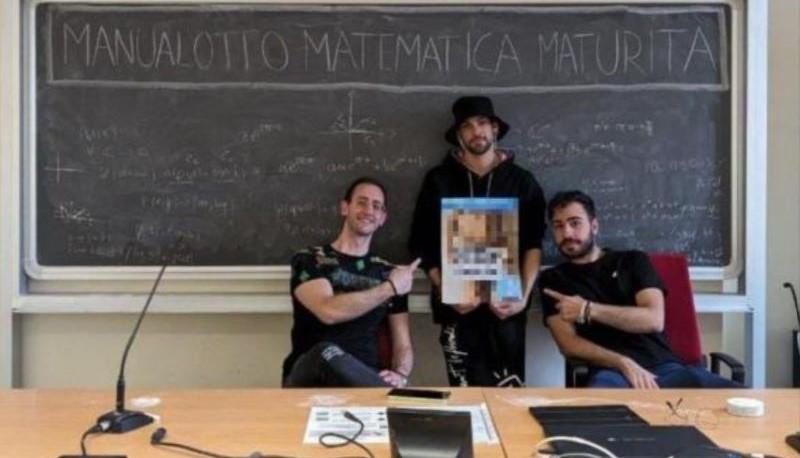 I tre universitari autori del "Manuolotto" che parla di Matematica per i maturandi su OnlyFans