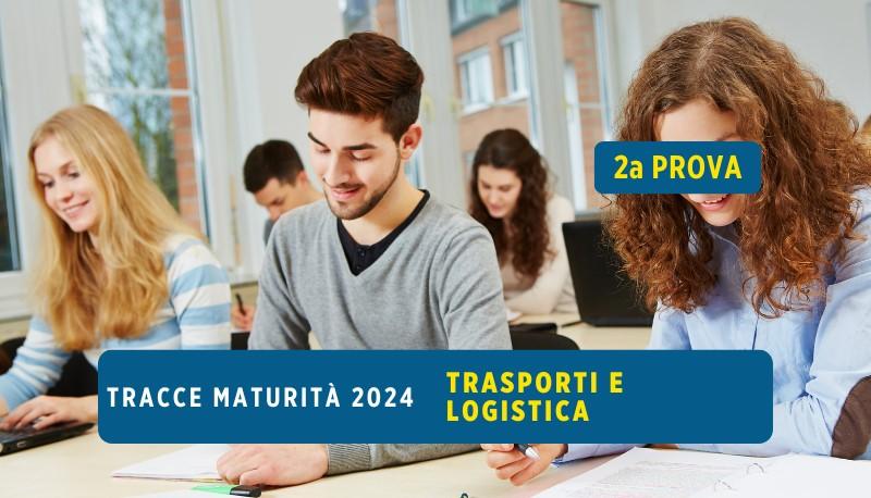 Copertina tracce seconda prova 2024 Trasporti