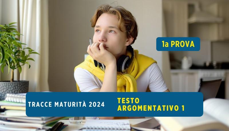 traccia prima prova testo argomentativo 1