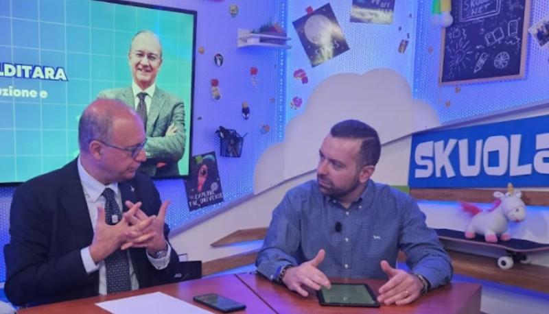 Giuseppe Valditara a Skuola.net