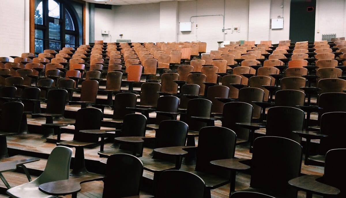 Aula universitaria dove si tengono i corsi di Professioni Sanitarie