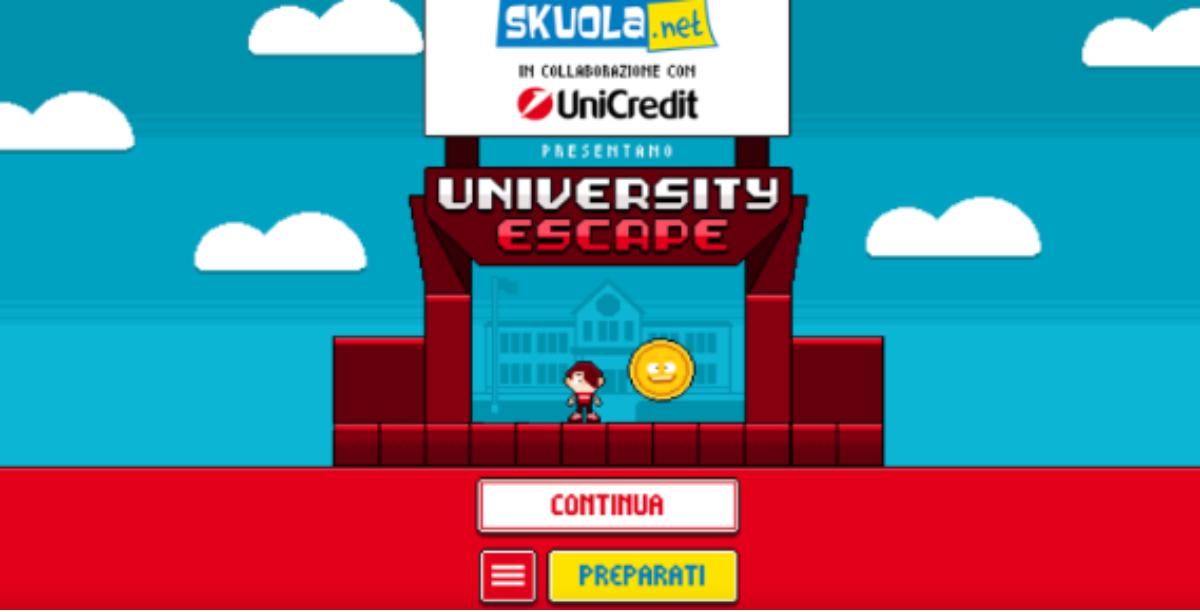 University Escape: scopri il webgame che aiuta tutti gli studenti a migliorare le competenze finanziarie