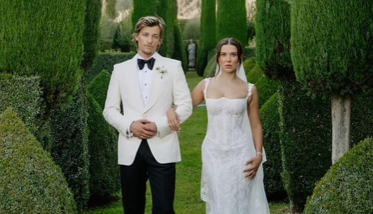 Le foto del matrimonio di Millie Bobby Brown e Jake Bon Jovi in Italia