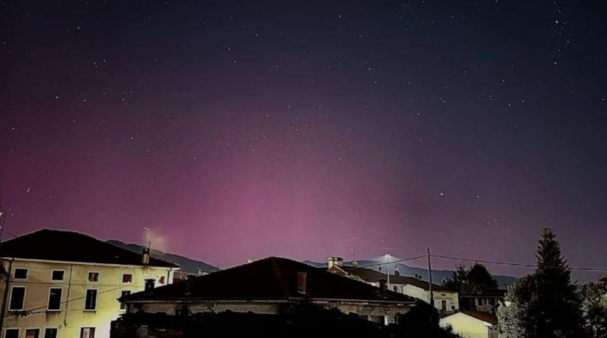 Aurora Boreale in Italia