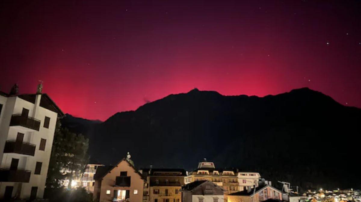 Aurora Boreale in Lombardia