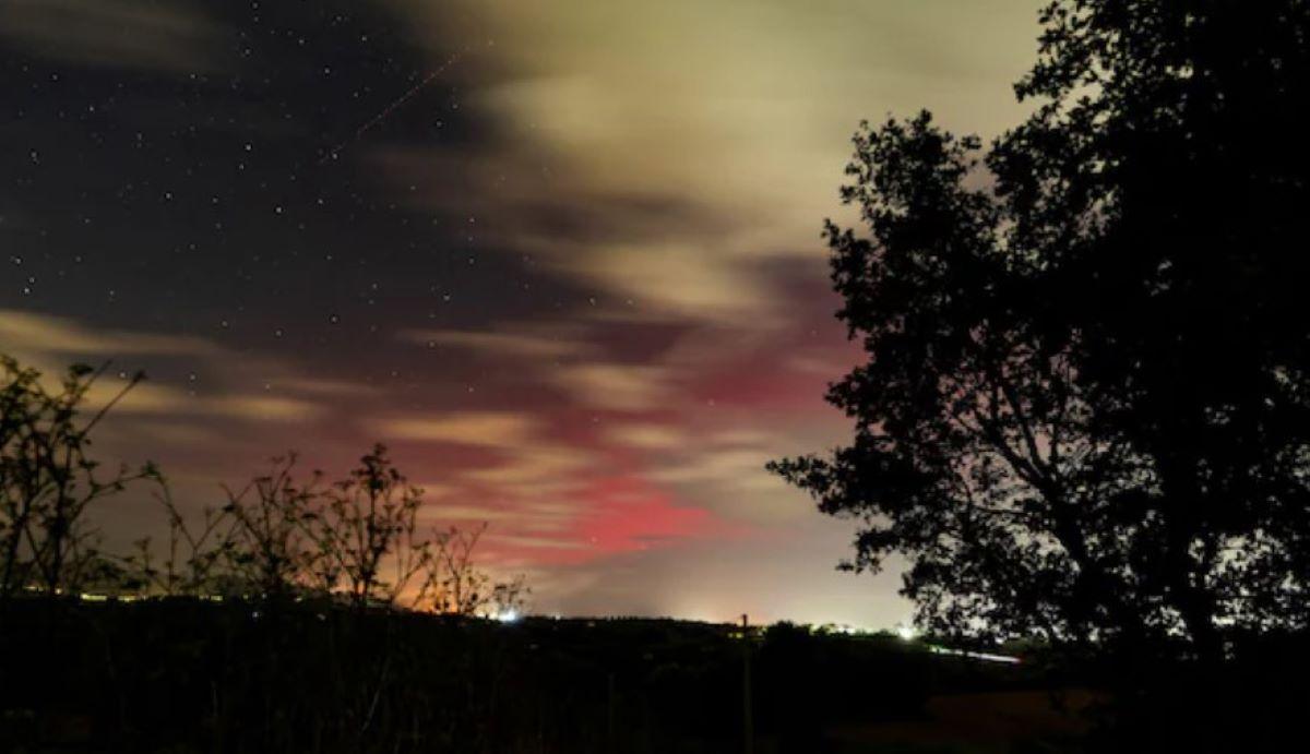 Aurora Boreale in Calabria