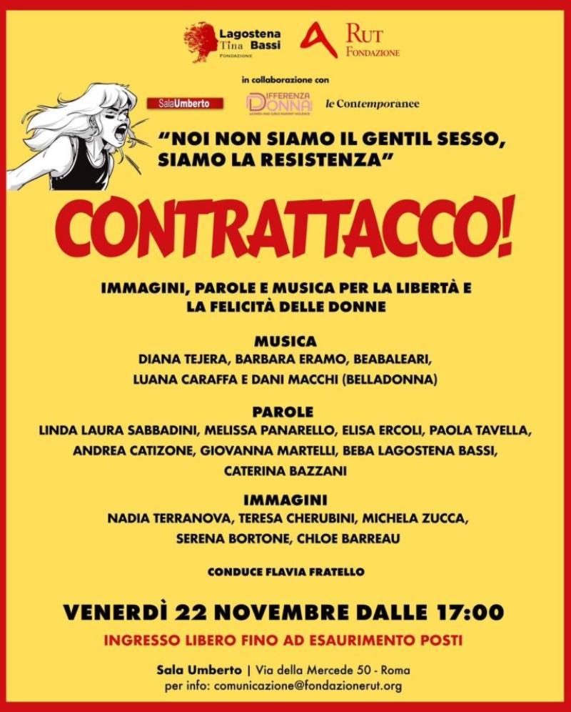 Locandina evento Contrattacco a Roma