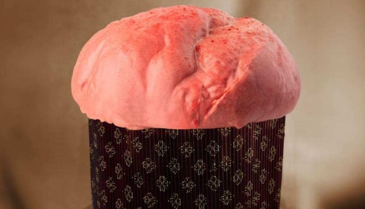 Il panettone alla fragola di Iginio Massari che costa 120 euro