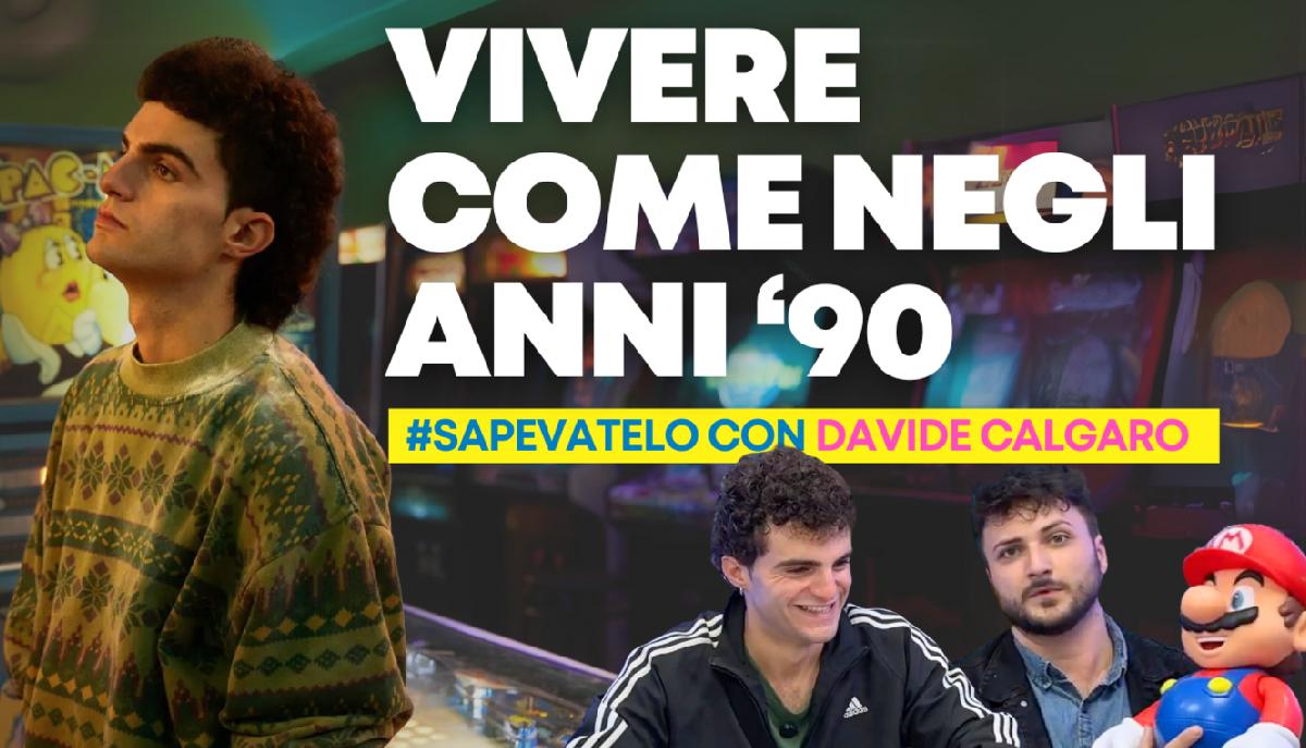 #Sapevatelo: come si viveva negli anni ’90? Lo abbiamo scoperto con Davide Calgaro, alias Cisco nella serie ‘Hanno ucciso l’uomo ragno’