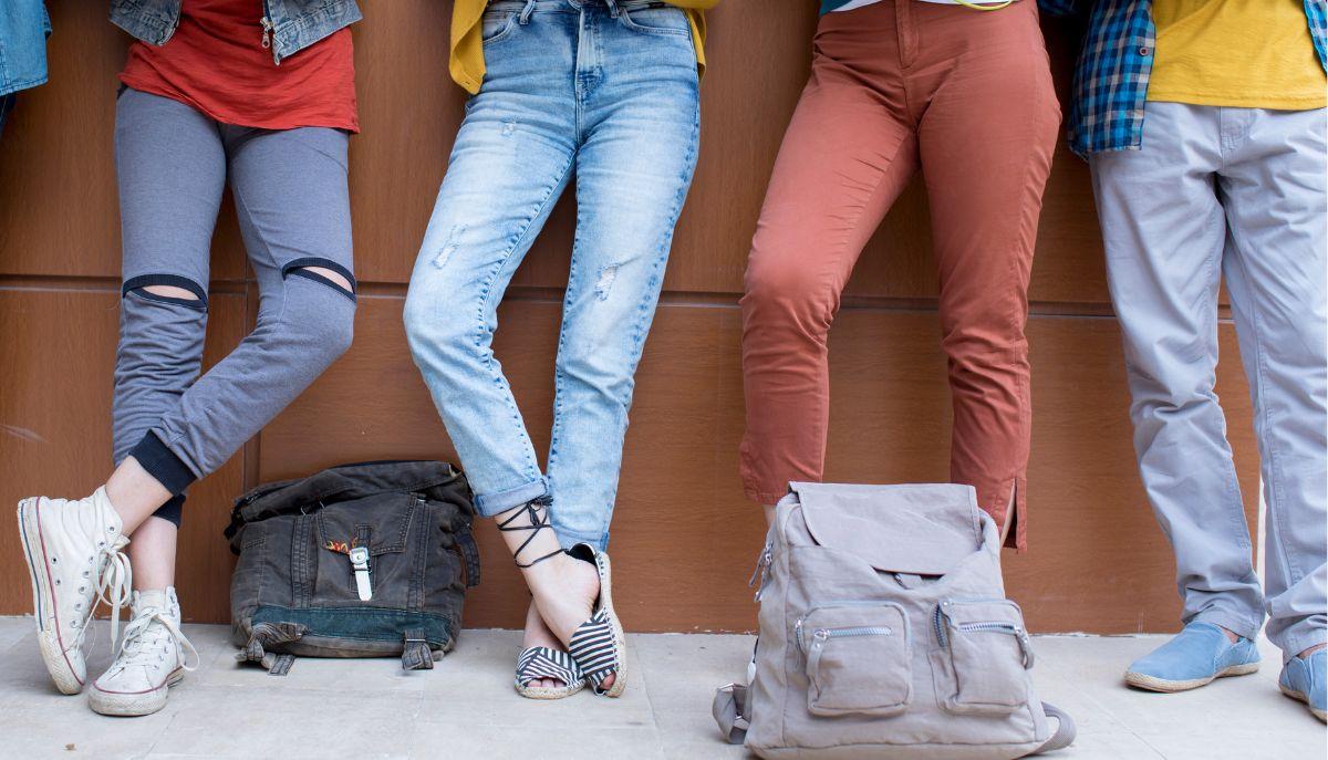 Studenti prima dell'esame orale di Maturità