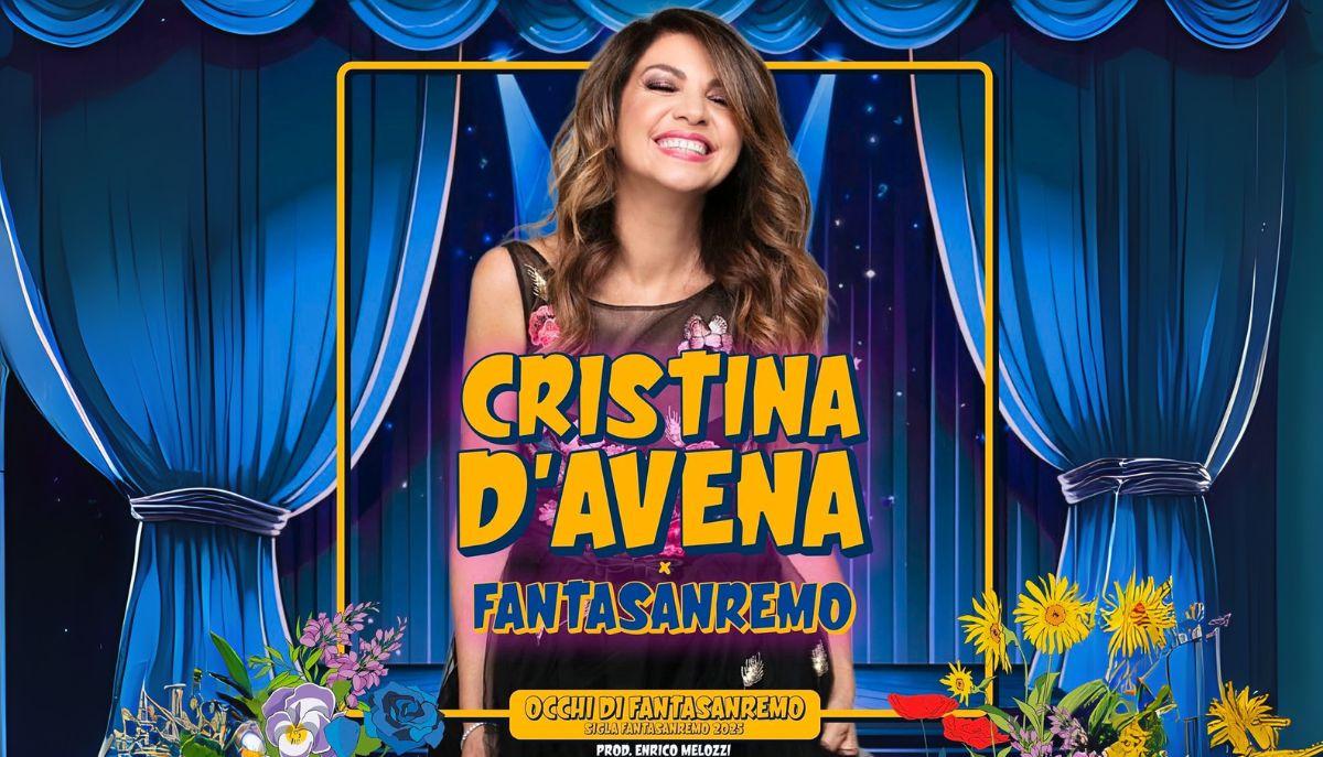 Cristina D'avena fantasanremo sigla