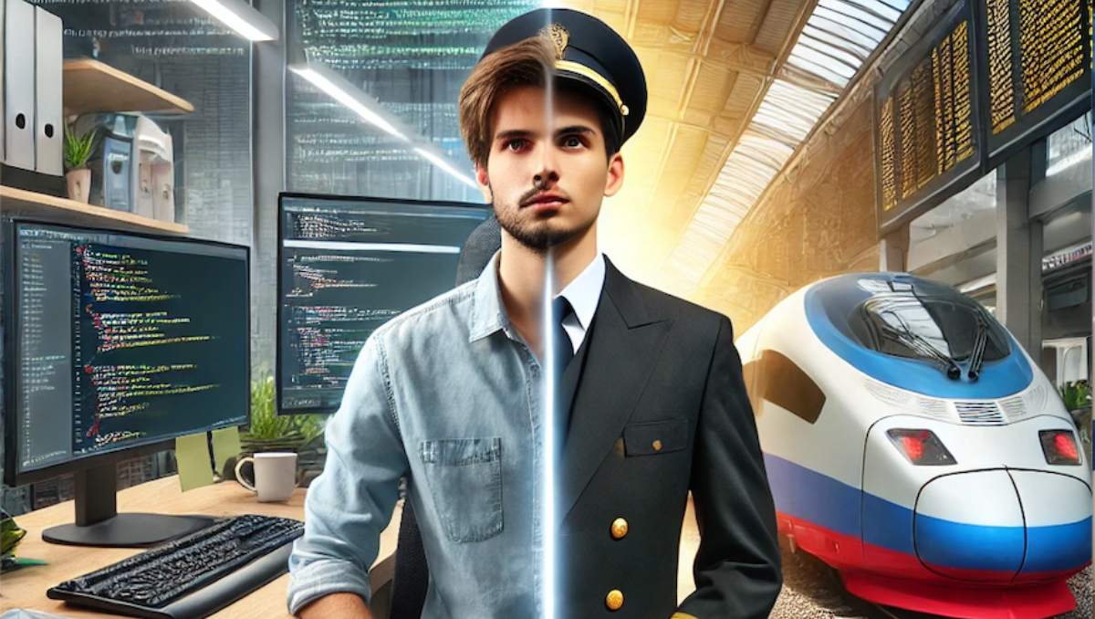 da sviluppatore a macchinista treni