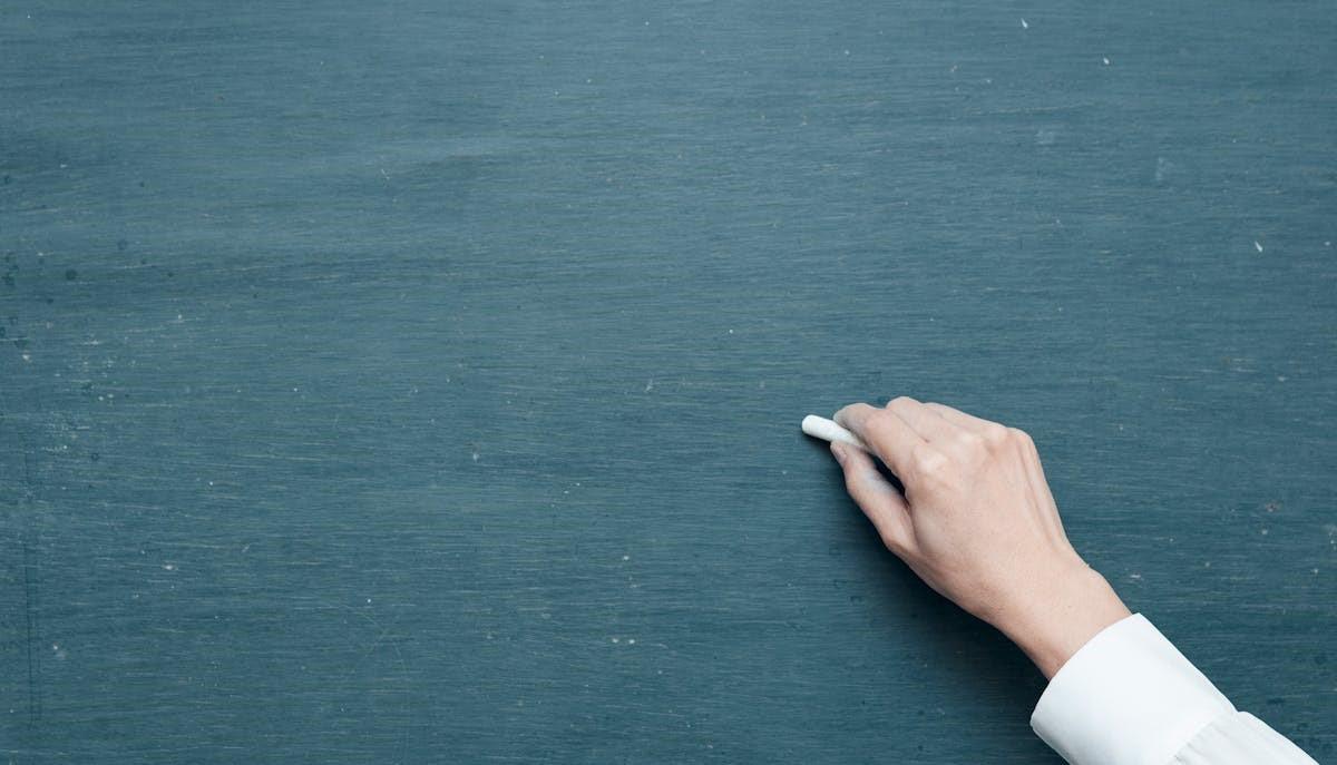 Lavagna scuola superiore