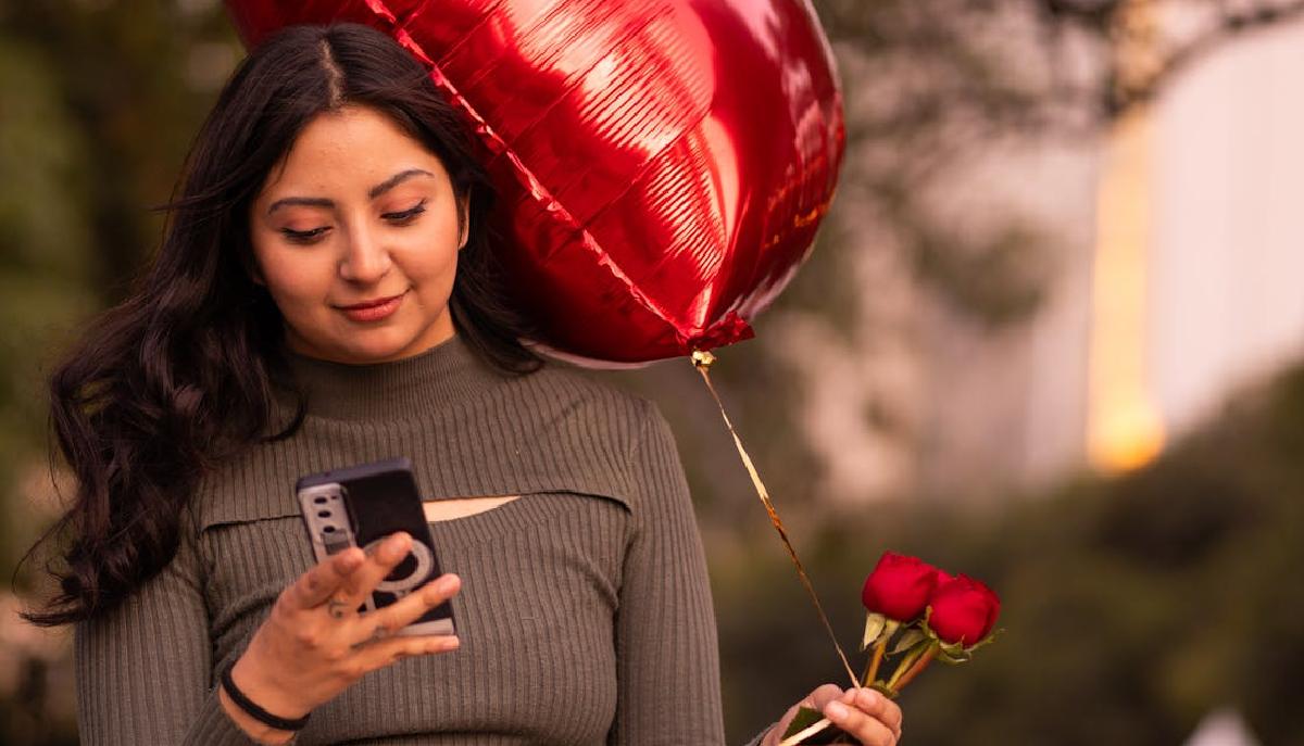 ragazza a san valentino