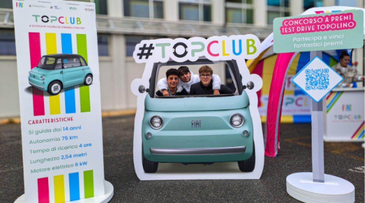 Fiat Topolino nelle scuole con Top Club: la sicurezza stradale e la mobilità elettrica approdano tra i banchi articolo