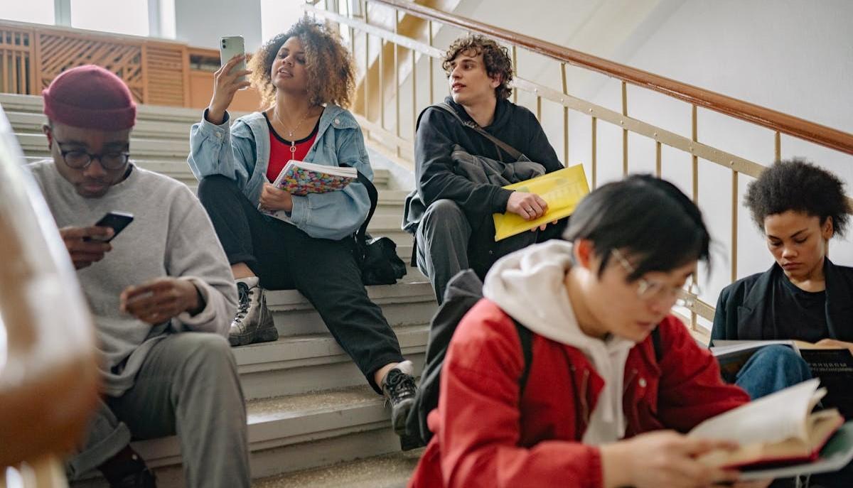 Studenti prima della Maturità