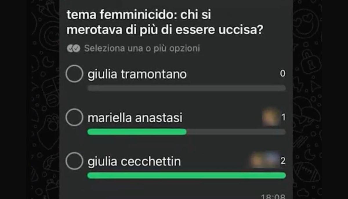 sondaggio femminicidi