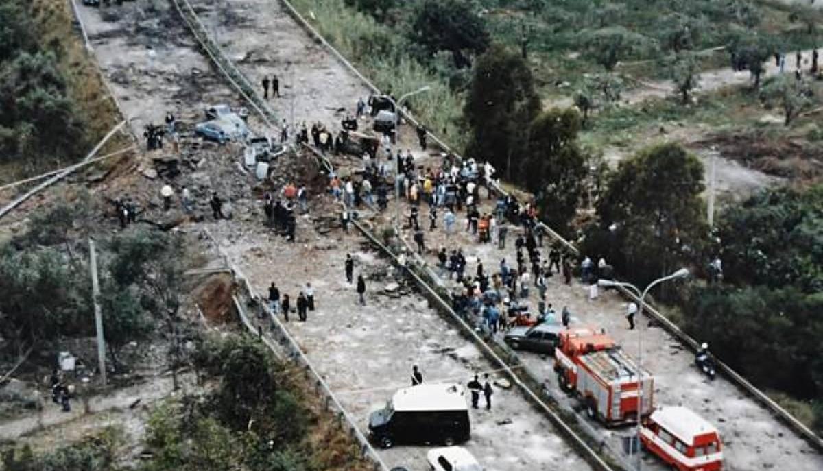 Autostrada dopo l'esplosione