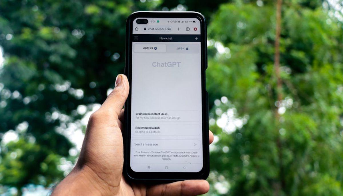 chatgpt sul telefono