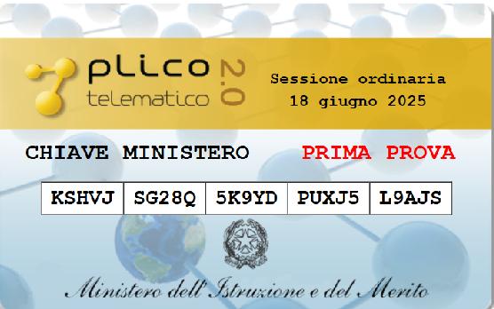plico telematico prima prova 2025