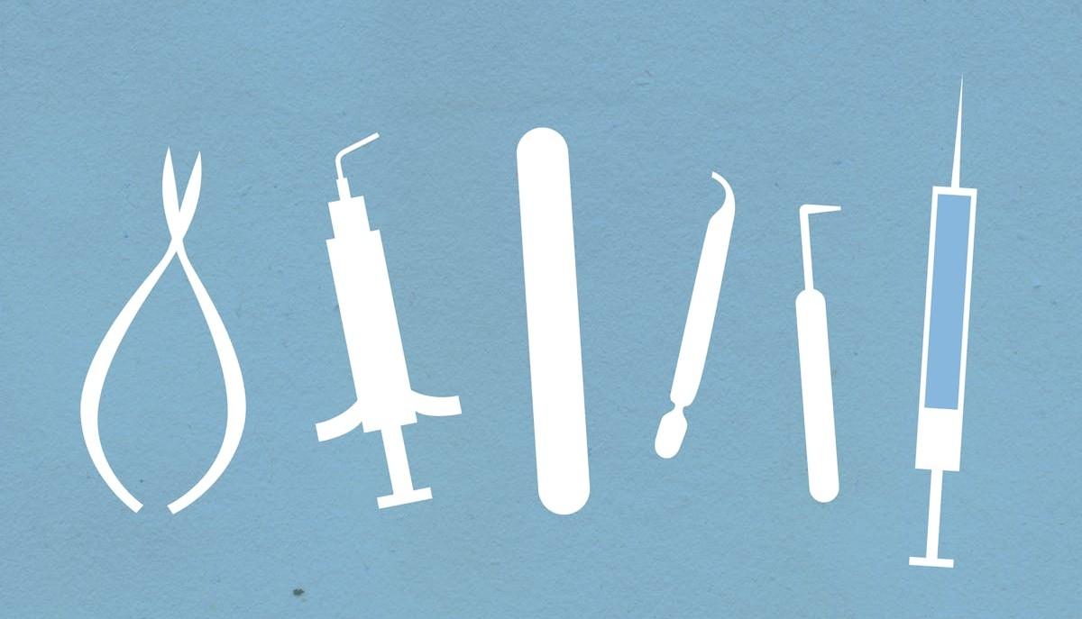 Simboli di strumenti per Medicina