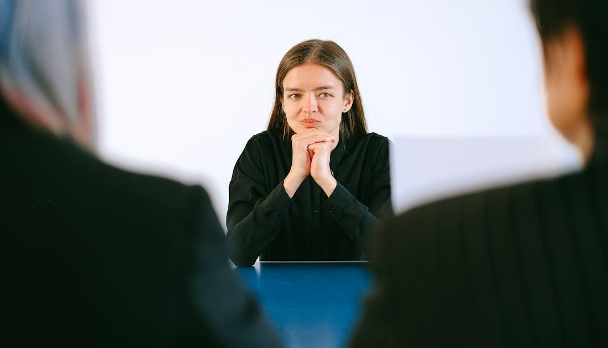 Studentessa all'orale di Maturità