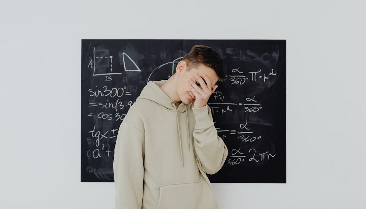 Studente imbarazzato
