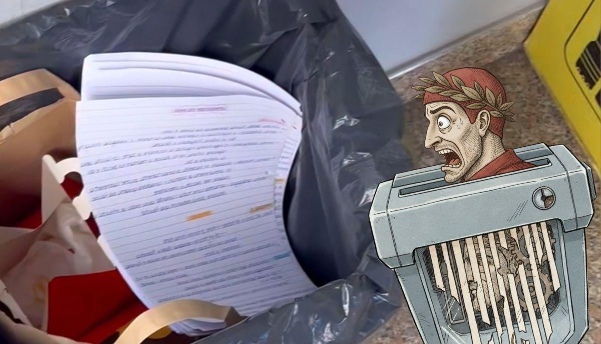 Appunti nel cestino 