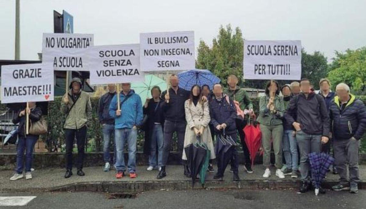 protesta genitori scuola primaria Treviso