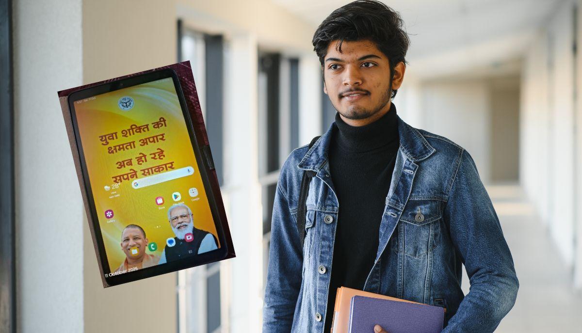 Come reagiresti se la scuola ti desse un tablet con Meloni e Valditara sullo sfondo (che non puoi cambiare)? In India è accaduto