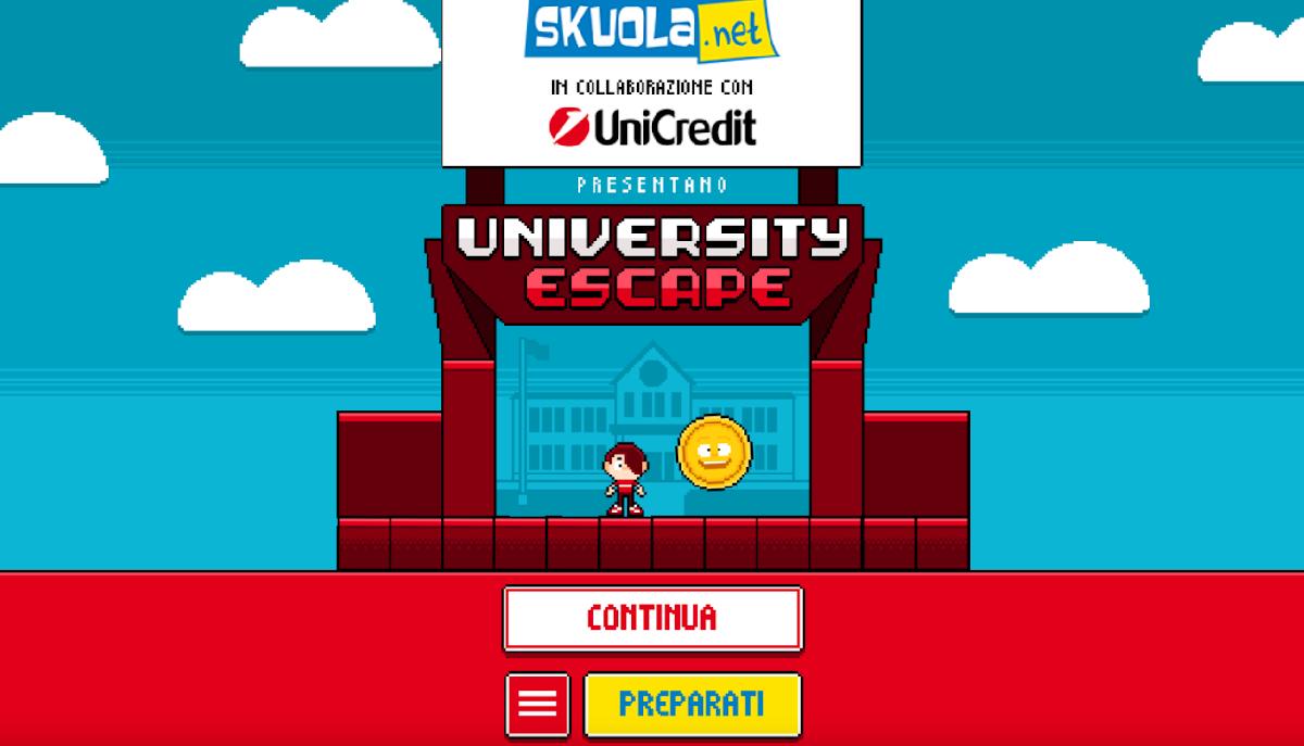University Escape: ritorna il webgame che aiuta (tutti) gli studenti a migliorare le competenze finanziarie