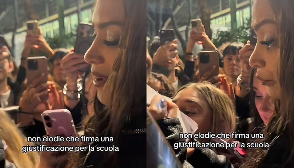Elodie firma giustificazione scuola