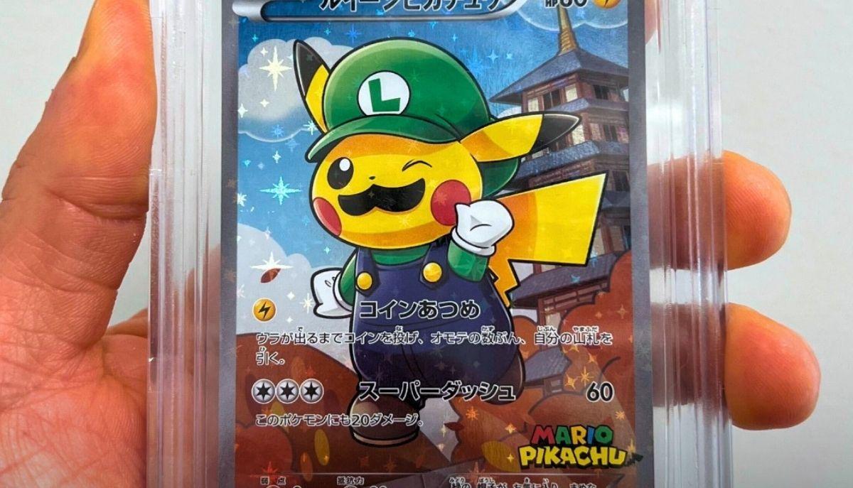 carta Luigi Pikachu