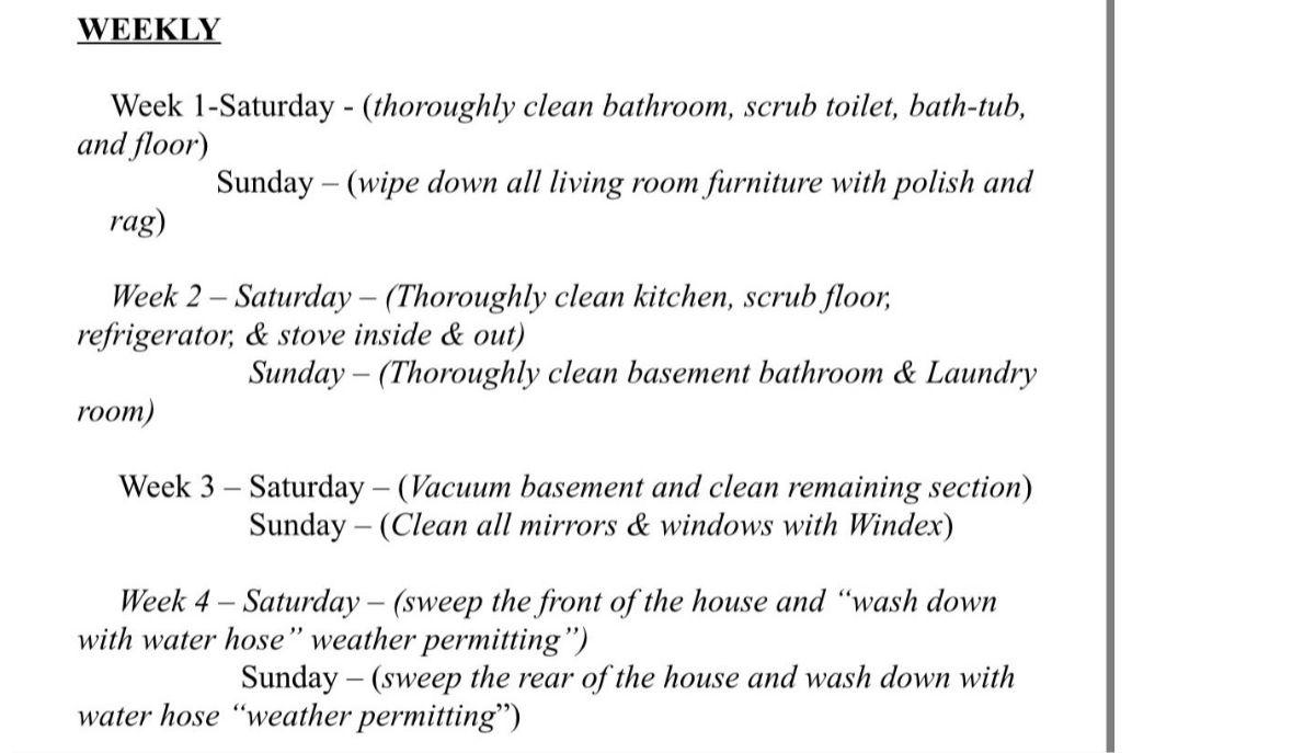 A 8 anni puliva i bagni e stirava: la lista delle regole di un papà degli anni '90 è virale