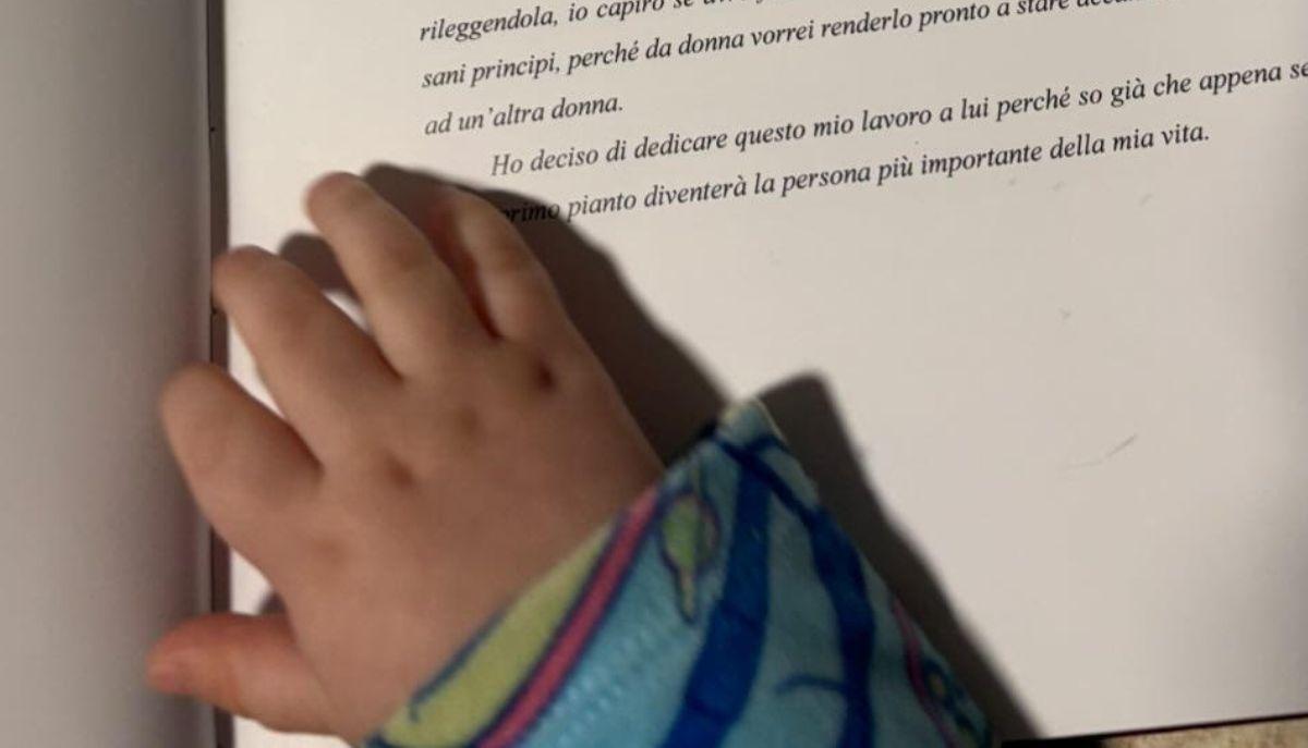 dedica della tesi di Daniela al figlio Diego