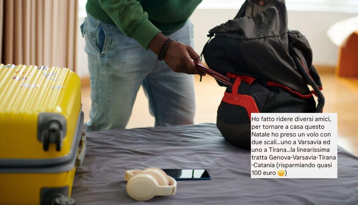 Sei fuori sede? Allora per tornare a casa a Natale ti conviene passare per l'estero