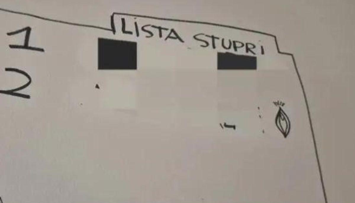 La 'lista stupri' compare anche in una scuola di Lucca, gli studenti insorgono: 'Fatto abominevole'