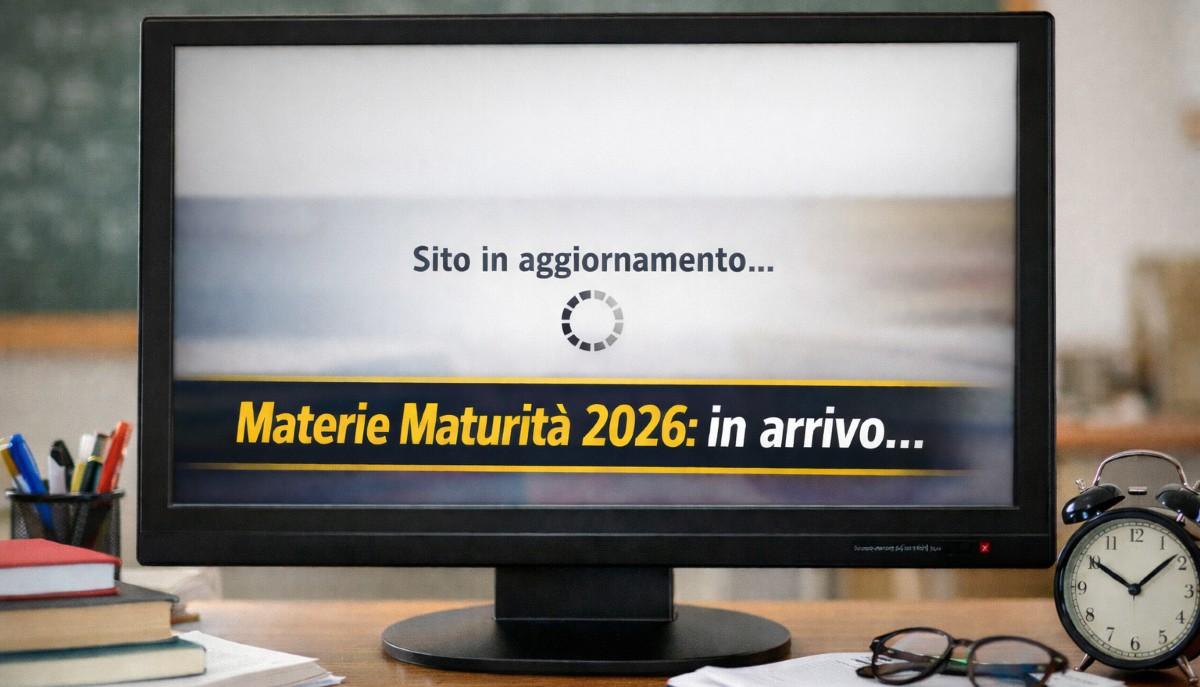 Materie Maturità 2026, ci siamo: sito MIM in aggiornamento, l'annuncio è imminente