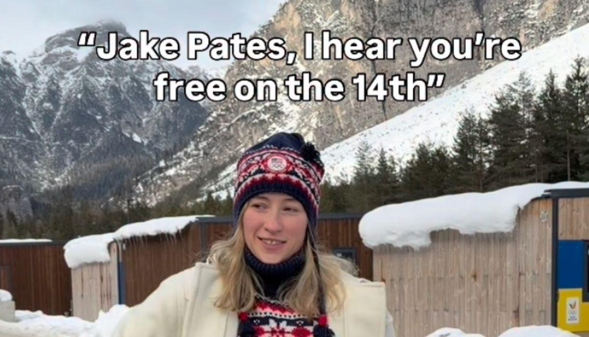 San Valentino, la campionessa Sophia Kirkby cerca l'amore a Cortina 2026 e punta lo snowboarder