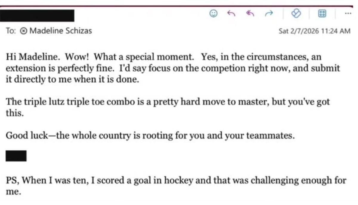 la risposta del professore