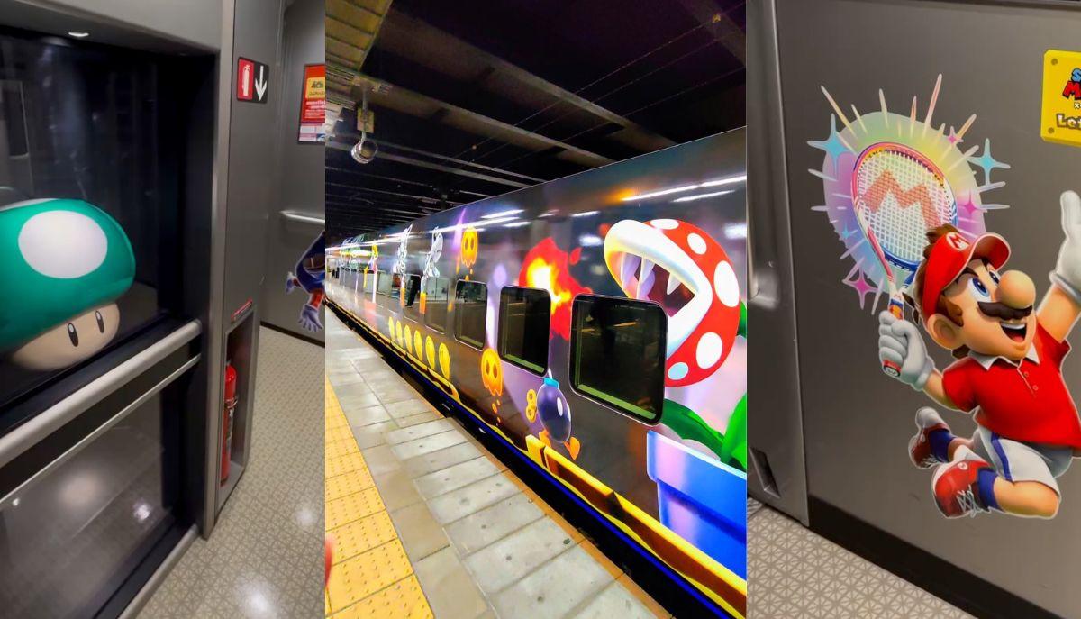 Il Giappone dipinge il treno proiettile di nostalgia: ecco il Super Mario Shinkansen