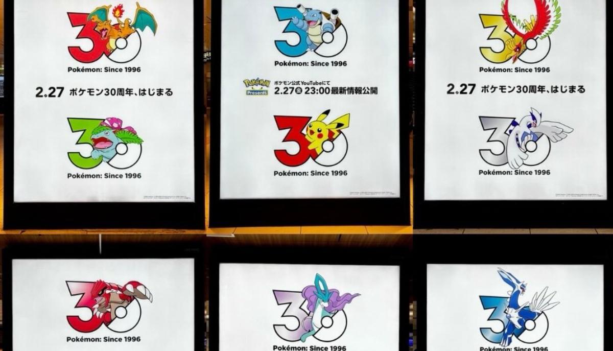 Pokémon compie 30 anni e le stazioni ferroviarie diventano dei "Pokédex"