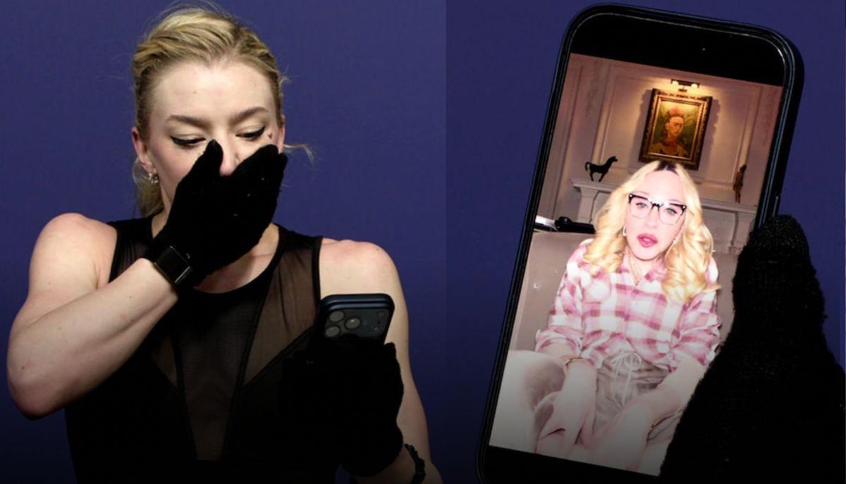 Pattinatrice gareggia su canzone Madonna, la popstar (a sorpresa) le manda videomessaggio