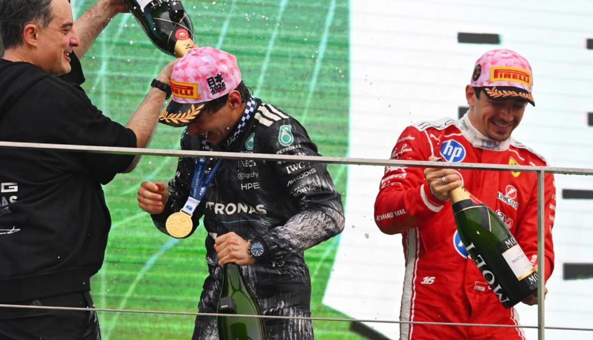 Perché Kimi Antonelli non ha potuto brindare sul podio di Suzuka?