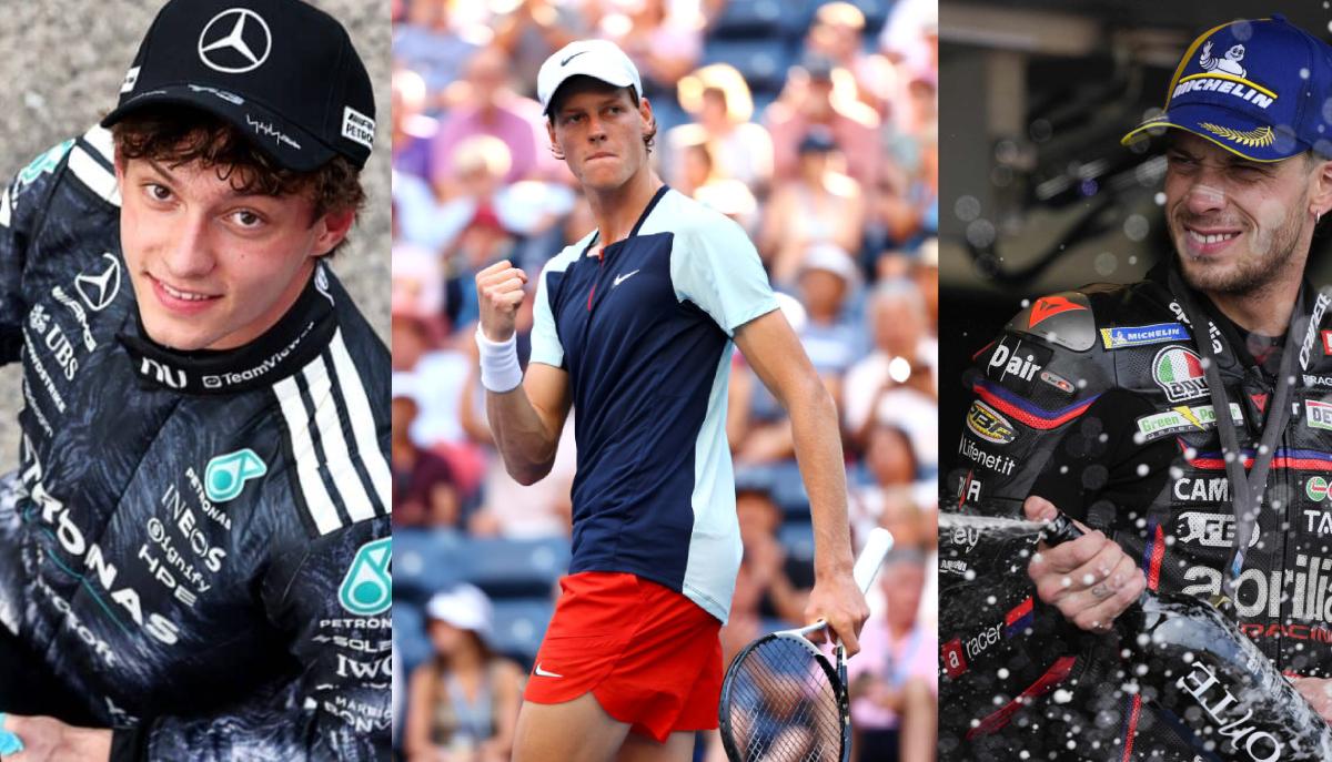 L'Italia ha l'ABS: Antonelli, Bezzecchi & Sinner dominano F1, MotoGp e Tennis