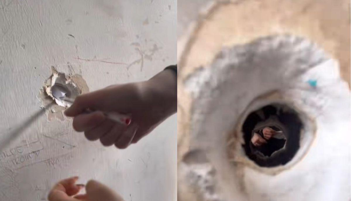 Messaggi nel muro tra una classe e l’altra: la soluzione degli studenti alla noia della lezione